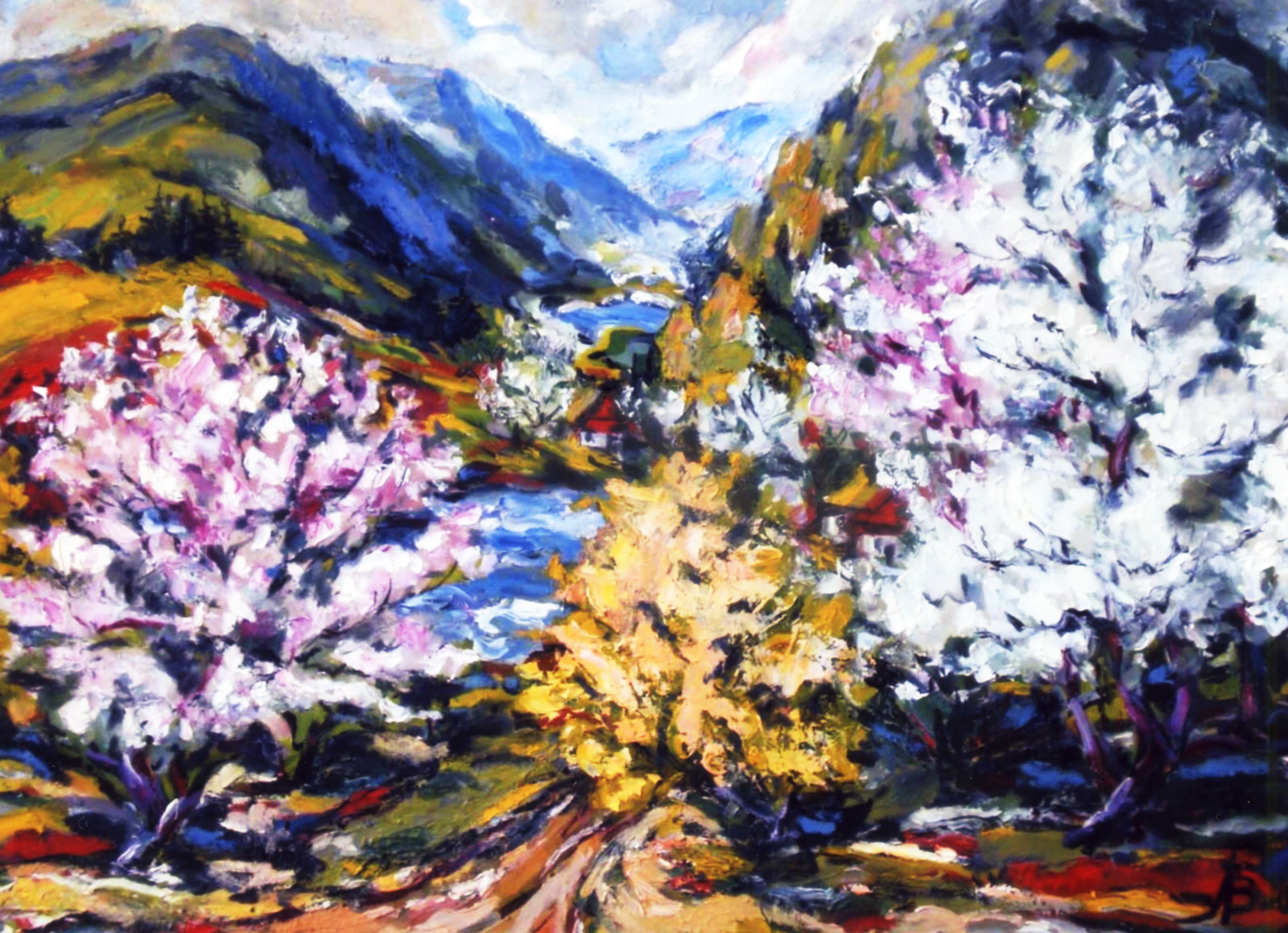 «Карпатський рай». 2008. Полотно, олія